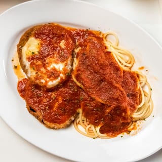 (L) Eggplant Parmigiana